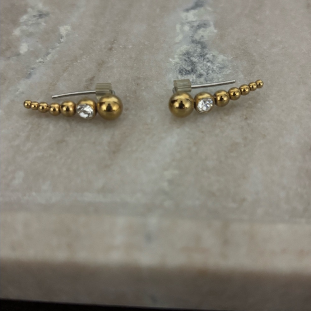 Michael Kors Gold Ball Stud Earrings